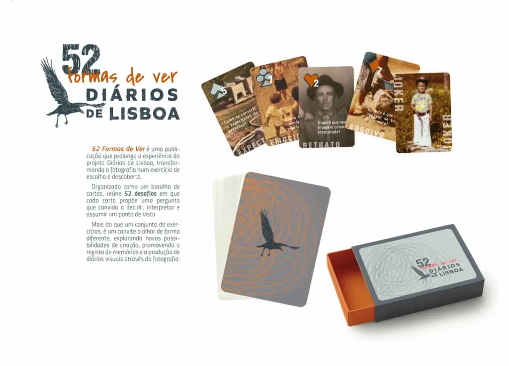 52 Olhares - baralho de cartas Diários de Lisboa
